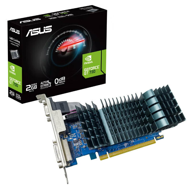 適用於華碩 ASUS GT730-SL-2GD5-BRK多屏互聯 家庭娛樂顯示卡【宜家良品百貨】