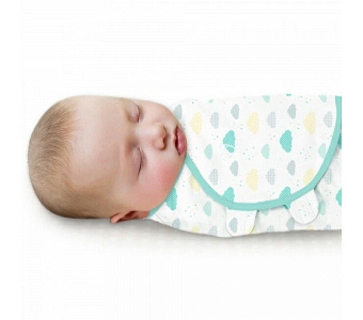 Summer Infant SwaddleMe懶人包巾0~3m S號 雲彩朵朵