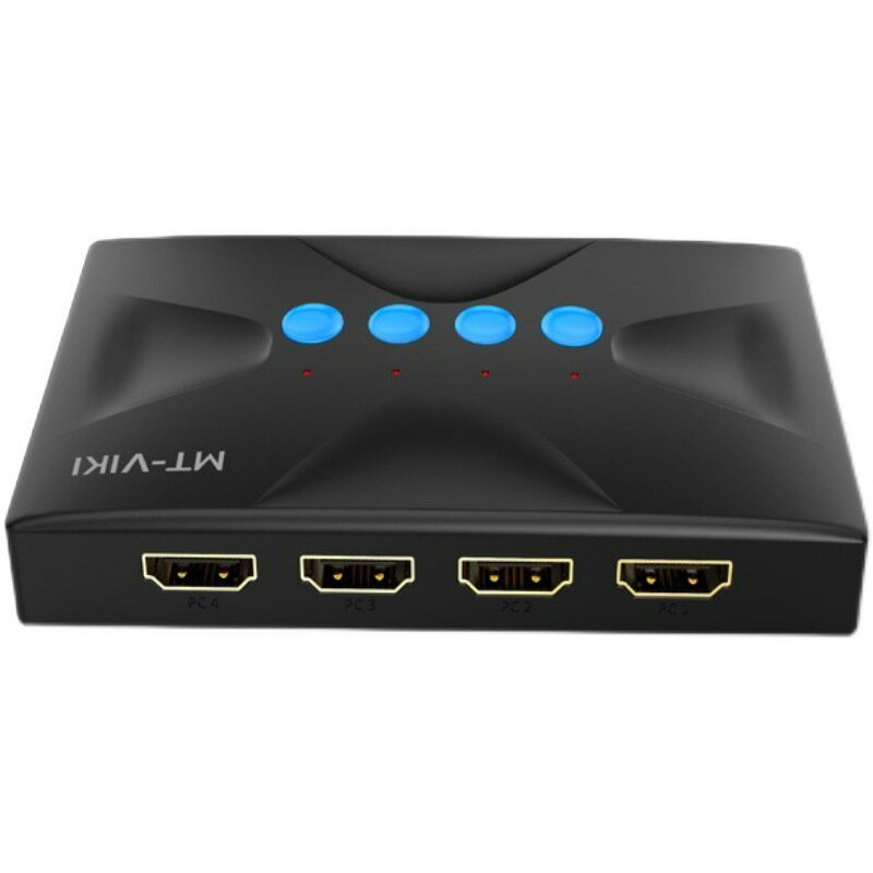邁拓MT-HK02/HK04 kvm切換器2口4口HDMI雙電腦共用鍵盤滑鼠顯示屏【宜家良品百貨】