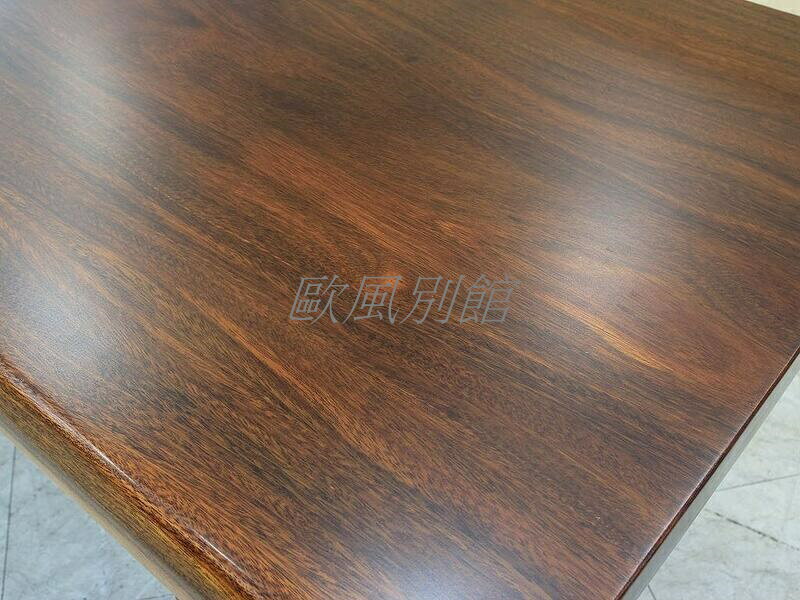 【歐風別館】紫檀木3*7尺全實木餐桌【原木大板桌】【基隆至台中免運費】 5