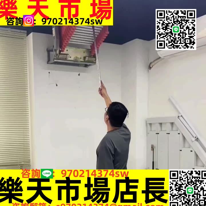 隔層上翻閣樓伸縮樓梯折疊升降伸縮樓梯室內閣樓家用室外壁掛梯子