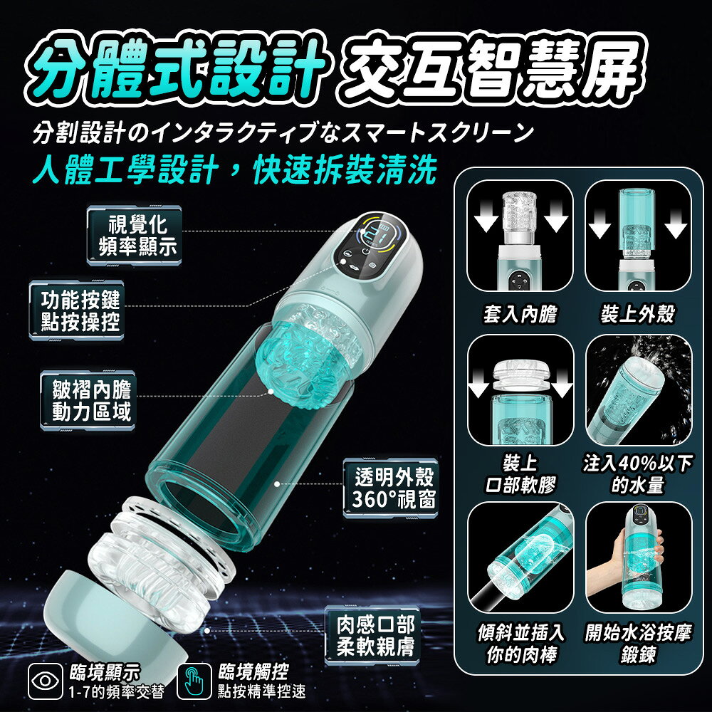超值★ 愛而樂 AierLe 四合一飛機杯 勃樂二代水浴杯 情趣用品 屌屌杯 電動飛機杯 1