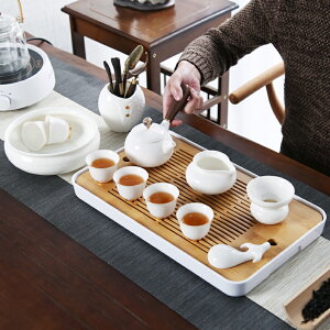 晟窯茶盤竹制儲水日式客廳功夫茶具現代家用簡約托盤大號茶海茶臺