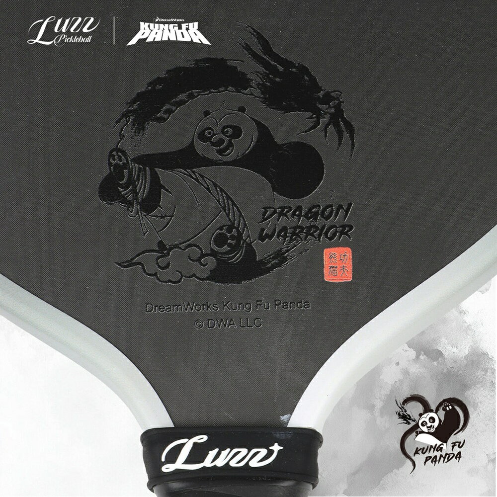 Luzz x  Kung Fu Panda 功夫熊聯名匹克球拍  (專業&入門拍)  輕量好握 雙認証 8