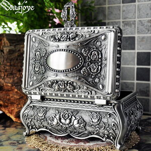 Wasjoye秘密花園復古歐式韓國公主首飾盒手飾品收納盒珠寶戒指盒