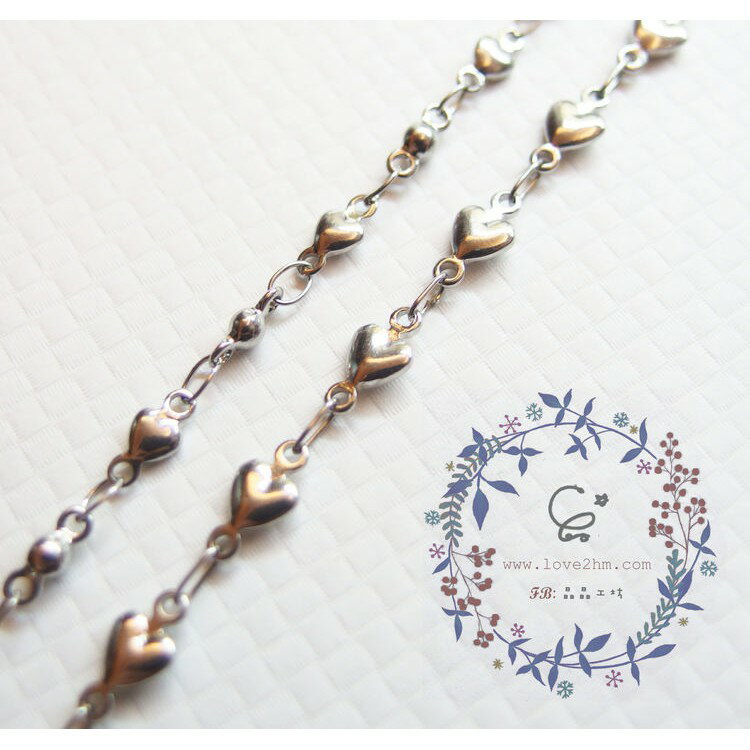 心連心/白鋼鍊子/316L醫療級白鋼/ [晶晶工坊-love2hm] 2