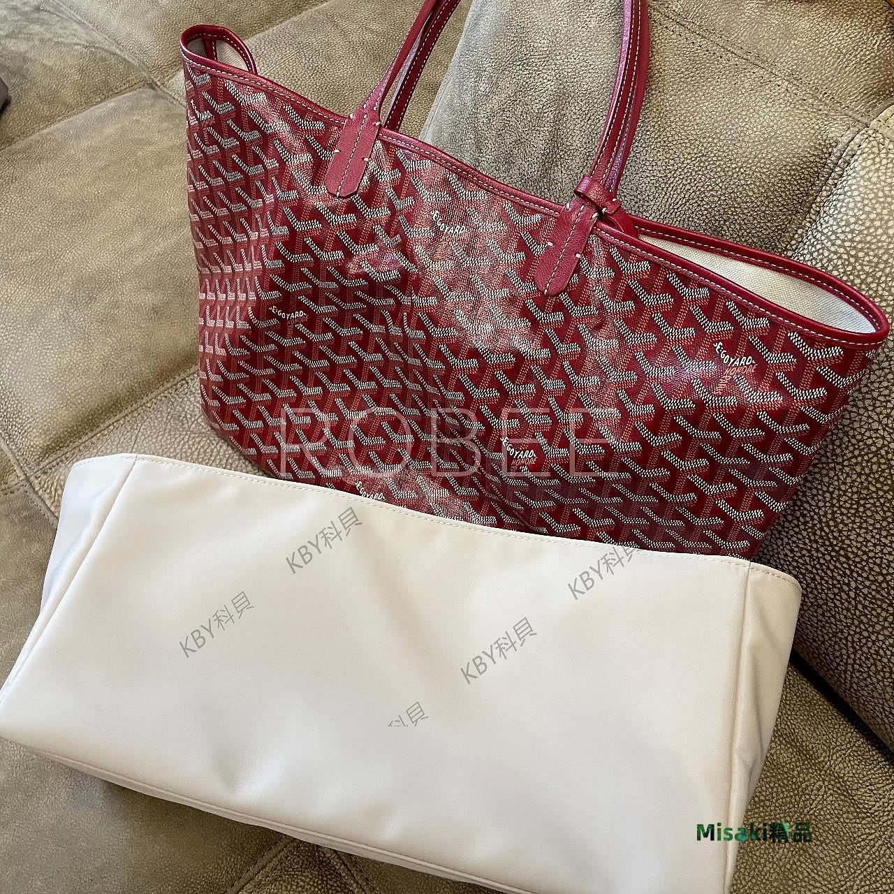 ROBEE/適用戈雅Goyard Louis內膽包內襯包中包尼龍防水收納內袋35043 Misaki精品