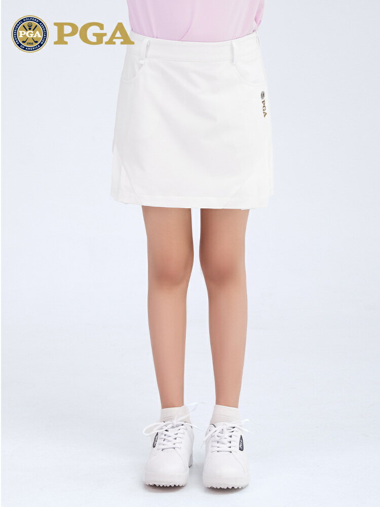 美國PGA高爾夫裙子夏季女童半身裙新品兒童裙褲服裝運動短裙