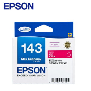 【最高22%回饋 5000點】 EPSON 143高印量XL墨水匣 T143350 (紅)