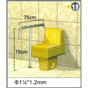 不銹鋼安全扶手-11 (1.2＂*1.2mm)75cm*76cm扶手欄杆 衛浴設備 運費另問
