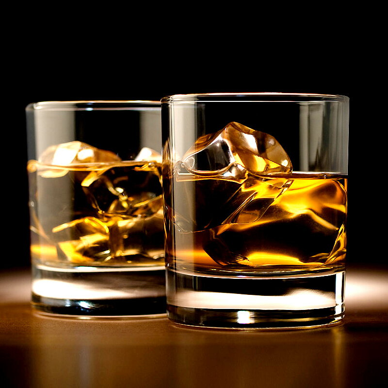 創意司太寧水杯古典杯威士忌酒杯玻璃啤酒杯果汁冷飲洋酒杯6只裝