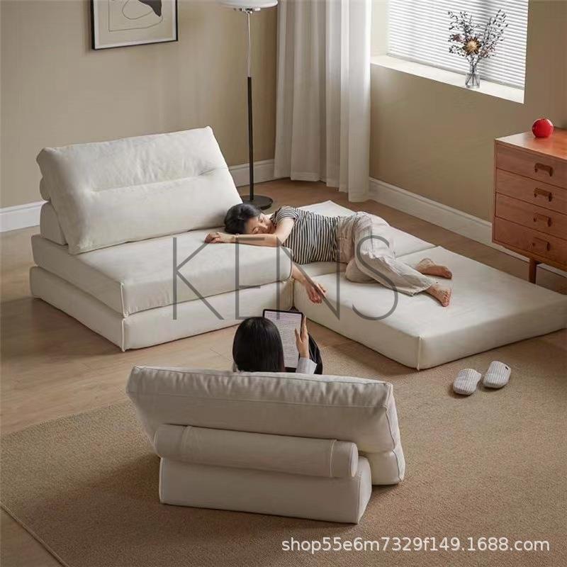 【KENS】沙發 沙發椅 意式極簡九層糕沙發豆腐塊可拆洗懶人沙發床小戶型客廳模塊榻榻米