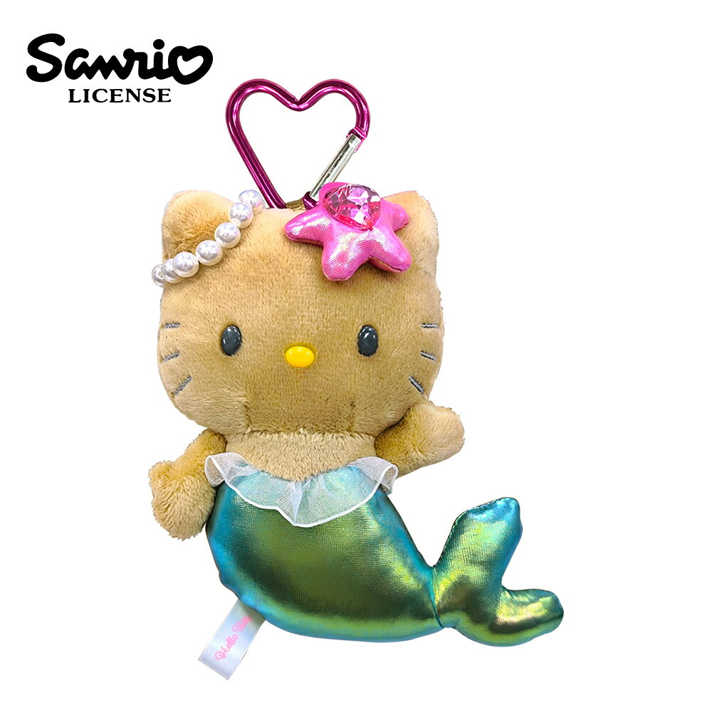 【日本正版】凱蒂貓 美人魚系列 玩偶吊飾 吊飾 娃娃 絨毛玩偶 Hello Kitty 三麗鷗 Sanrio - 997371