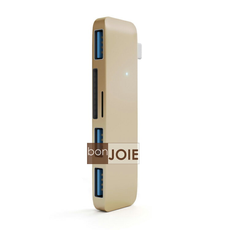 ::bonJOIE:: 美國進口 Satechi Type-C USB 3.0 (3孔USB + Micro SD) 集線器 (全新盒裝) 轉接器 Combo Hub