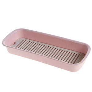 抽屜餐具瀝水收納盒家用式筷子鏤空廚房桌面長方形儲物盒盒塑料