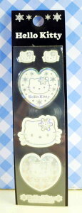 【震撼精品百貨】Hello Kitty 凱蒂貓 KITTY貼紙-閃光貼紙(長條)-白心(大) 震撼日式精品百貨