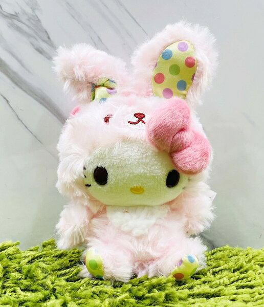 【震撼精品百貨】Hello Kitty 凱蒂貓~日本SANRIO三麗鷗 KITTY絨毛吊飾-兔子*12993