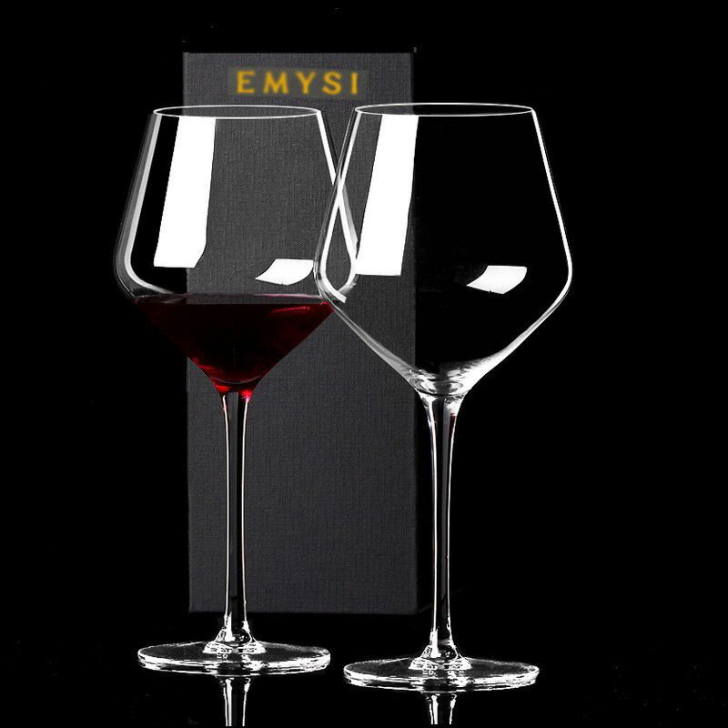 廠家直供水晶玻璃高腳杯香檳杯紅酒杯家用歐式創意電鍍葡萄酒杯