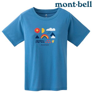 Mont-Bell Wickron 女款 排汗衣/圓領短袖 1114573 WEATHER FRBL法國藍