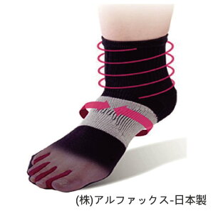 護具 護套 護襪 - 足襪護具 扁平足適用 ALPHAX 日本製 [420309]*可超取*