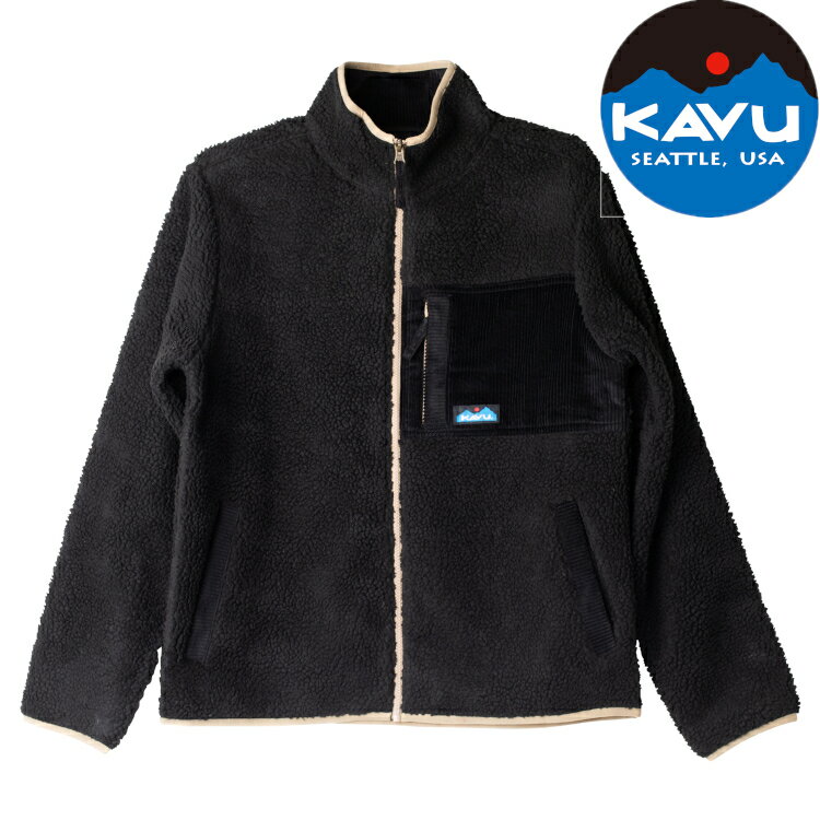 Kavu Wayside 男款 刷毛外套/抓毛絨外套 5209-20 黑色