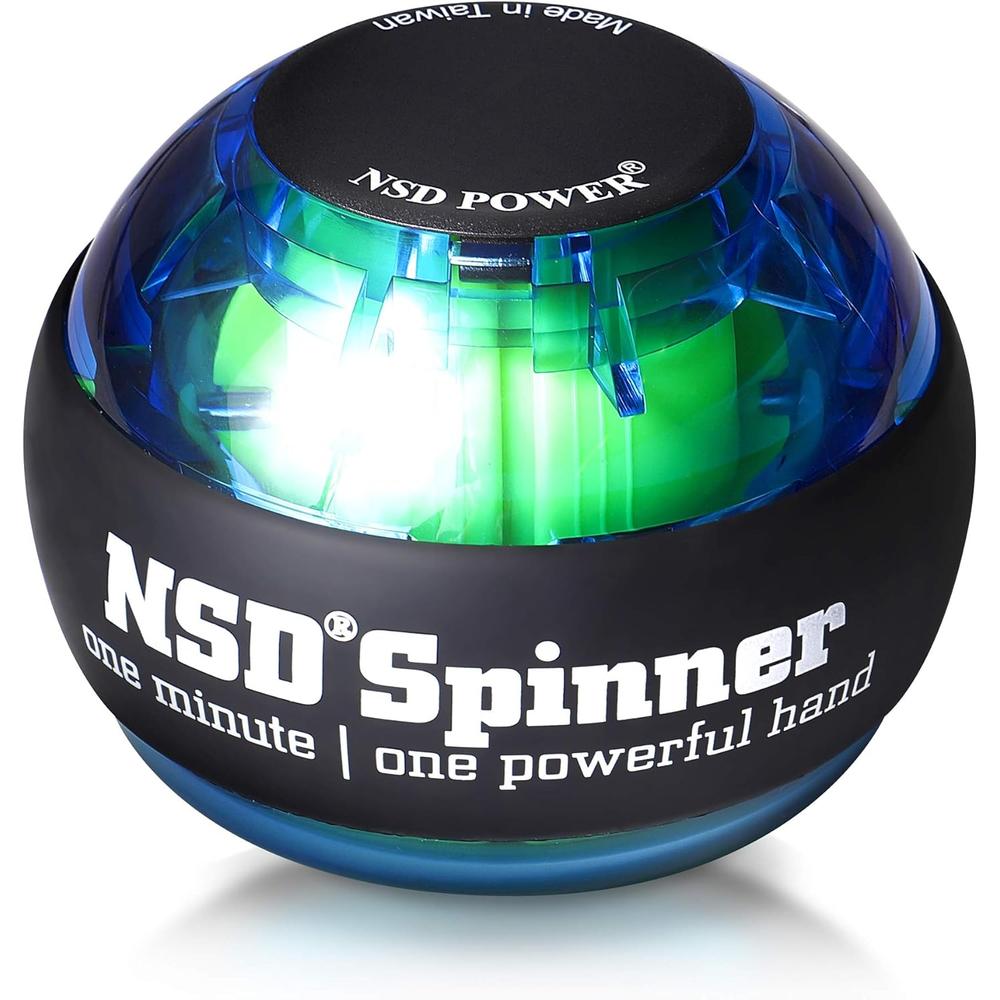 【日本代購】NSD Spinner PB-688 系帶式動力球｜手臂力提升訓練器｜前臂｜手臂肌肉＆握力強化 藍色