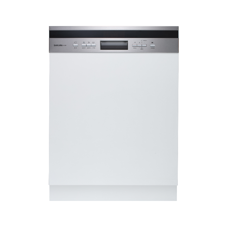 櫻花半嵌式自動開門洗碗機60cm 110V 14人份/E7683
