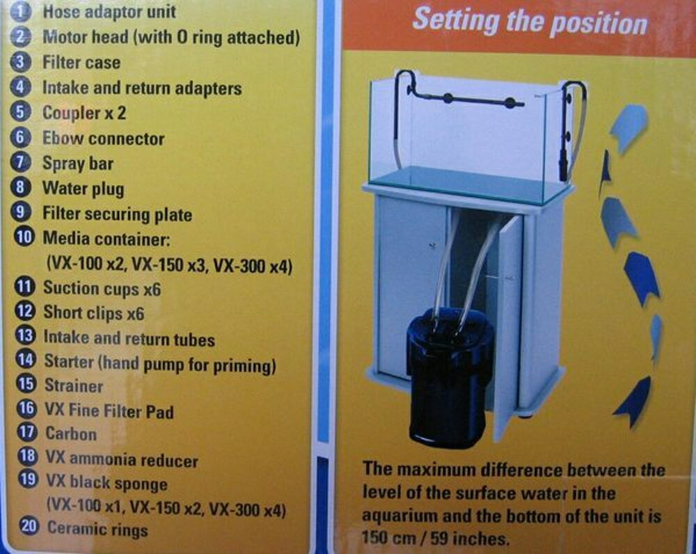 西高地水族坊】 德國Tetra VX 外置過濾器圓桶方桶過濾器-100 670L/H | 西高地水族直營店| 樂天市場Rakuten
