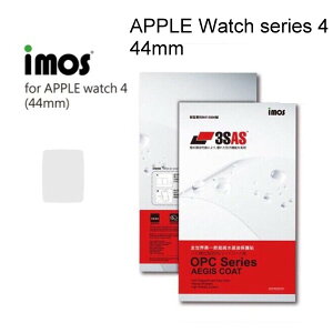 【iMos】3SAS系列保護貼 APPLE Watch series 4 44mm 兩入組螢幕保護貼 超潑水、防污、抗刮