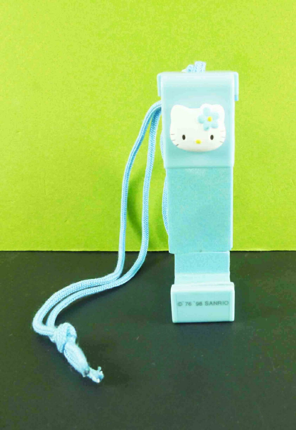 【震撼精品百貨】Hello Kitty 凱蒂貓 伸縮相機帶-藍 震撼日式精品百貨