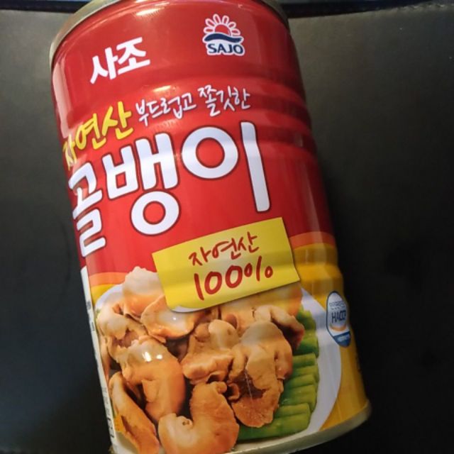 韓國海螺 螺肉罐頭 400g // 可直接食用，配飯更對味！韓國進口韓國食品料理！