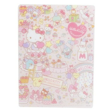 大賀屋 日本製 HELLO KITTY 墊板 墊子 桌墊 寫字板 文具 國小 Sanrio 正版 J00017507