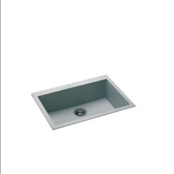 【歐雅系統家具廚具】ELLECI QUADRA130 金屬結晶石水槽(組)