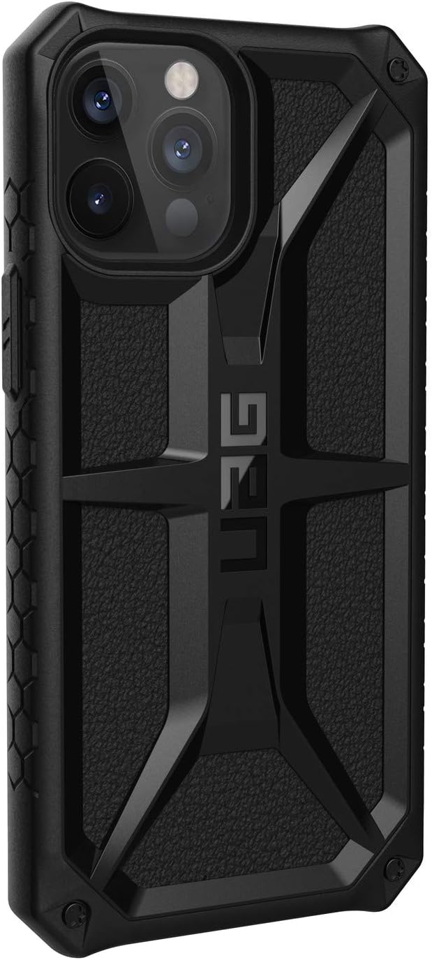 【美國代購-現貨】UAG專為iPhone 12 Pro Max [6.7英寸螢幕] Pathfinder輕巧堅固軍用防摔保護套 黑色