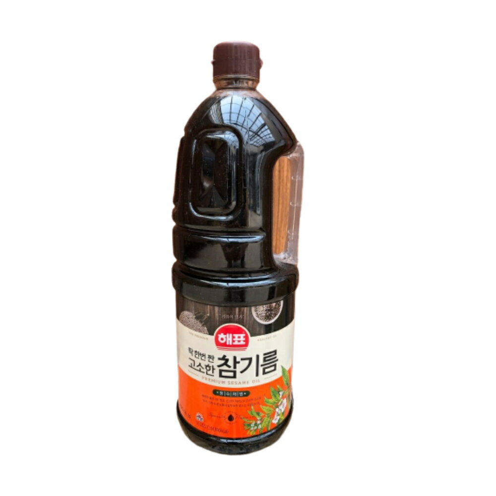 【厚食鮮味館】韓國太陽牌冷壓芝麻油 1.8L