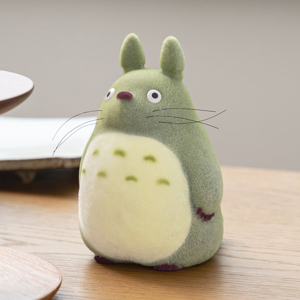 真愛日本 經典植毛公仔 大龍貓綠 龍貓totoro 宮崎駿 吉卜力 植絨 公仔 模型 擺飾 收藏