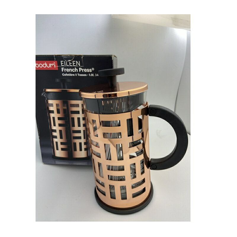 [2美國直購] Bodum 8 Cup Eileen Coffee Maker, 34 oz, Copper_T01