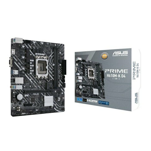 ASUS 華碩 PRIME H610M-K D4-CSM 主機板 1700腳位 M-ATX 主機板 0