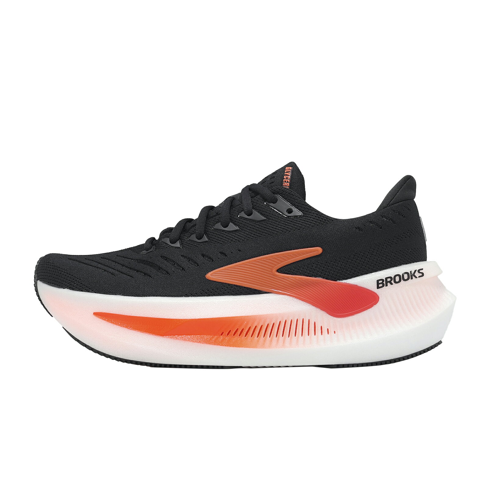 Brooks 慢跑鞋 Glycerin Max 2 男鞋 黑 橘 甘油極致系列 厚底 氮氣 1104791D071