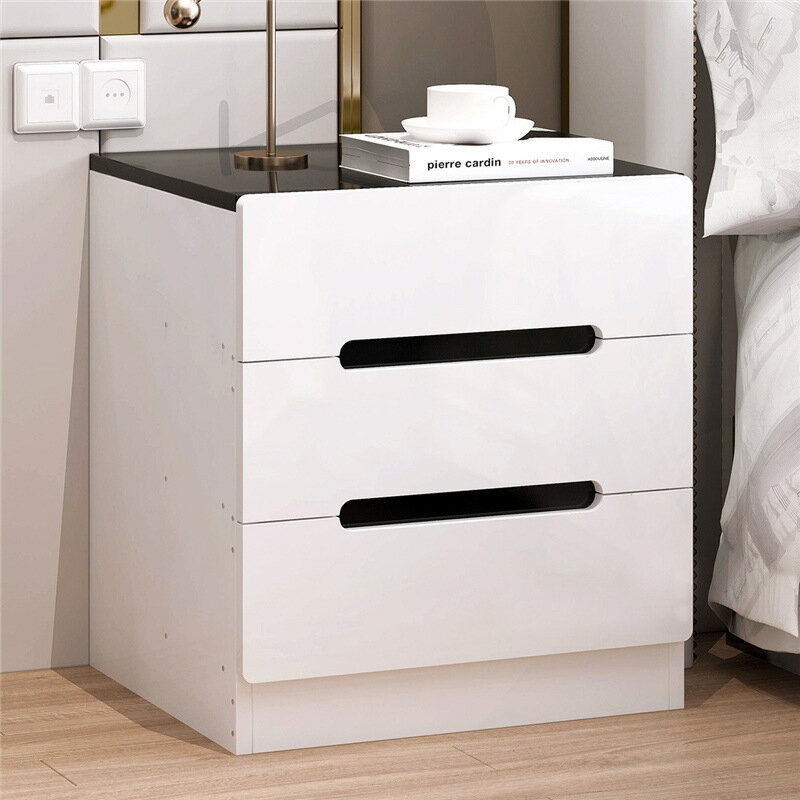 【品質保證】置物櫃 置物架 代發床頭現代簡易置物架北歐ins風臥室床邊收納迷你小型儲物