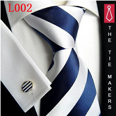 【包郵】男士商務正裝深藍8.5CM拉鏈領帶L002 團體領帶懶人一拉的