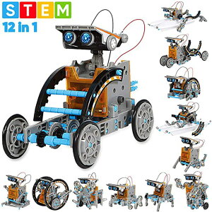 新品DIY拼裝玩具 十三合一自裝太陽能玩具車12合1智能機器人