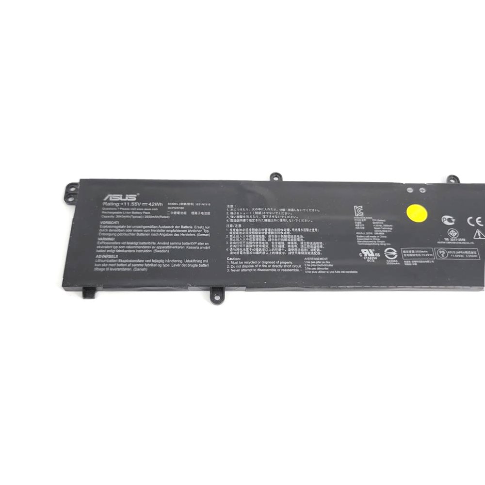 Batterie B31N1915 C31N1915 Compatible ASUS ExpertBook B1 B1400CEAE - 42Wh 11.55V Pour B1400CEPE B1500CEPE C1500CEAE L1400CDA