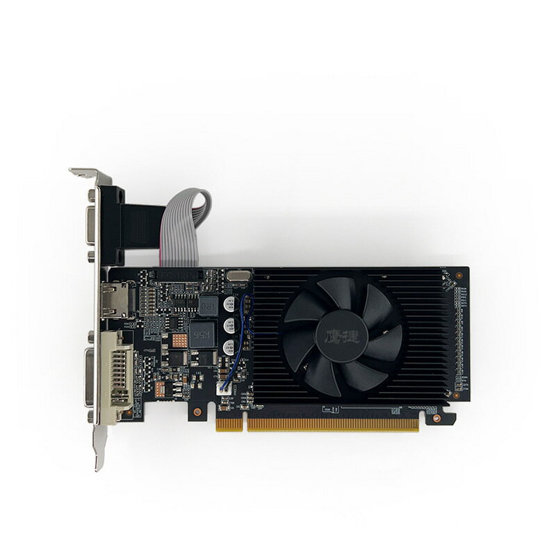 鷹捷GT610 1G DDR3顯示卡2G刀卡4G半高小機箱電腦顯示卡GT730卡GT210【宜家良品百貨】