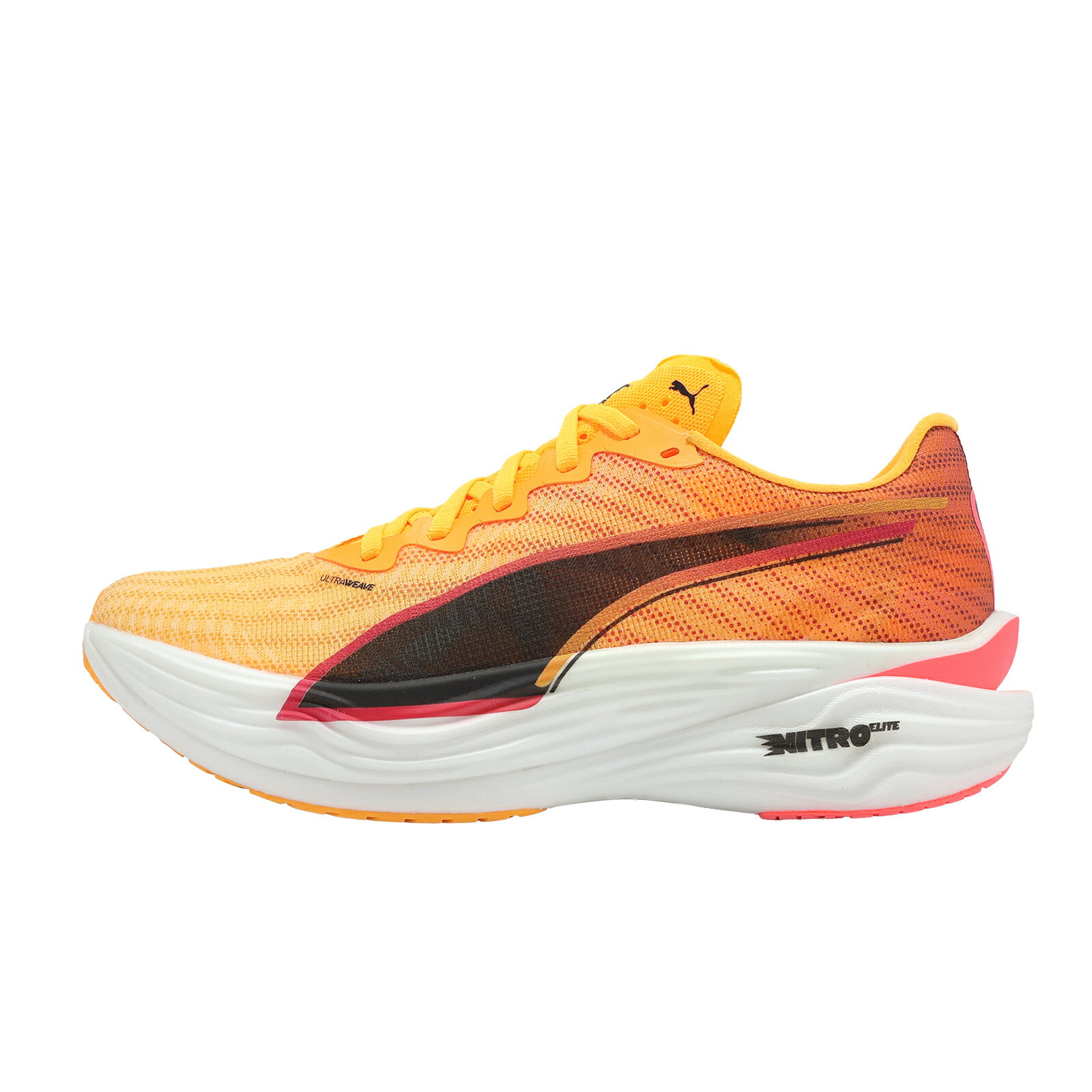 Puma 競速跑鞋 Deviate Nitro Elite 3 W 女鞋 橘 黑 氮氣中底310555-01