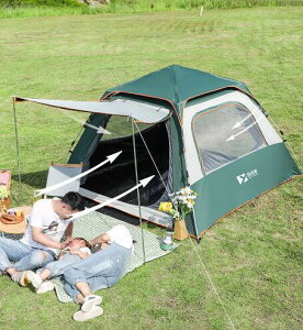 戶外帳篷 帳篷戶外折疊野營加厚防雨全自動速開野外露營野餐郊游裝備