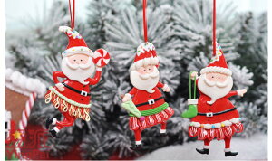 ✤宜家✤可愛創意聖誕老人飾品 聖誕掛飾 居家商店裝飾 聖誕怖置 聖誕禮物 (三入)