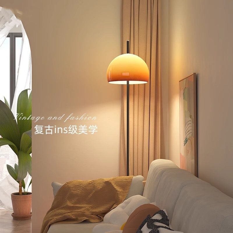 免運 可開發票 立燈/落地燈 中古vintage復古蘑菇落地燈客廳氛圍沙發旁臺燈立式臥室床頭高階 臺灣公司貨 全網最低價 快速出貨