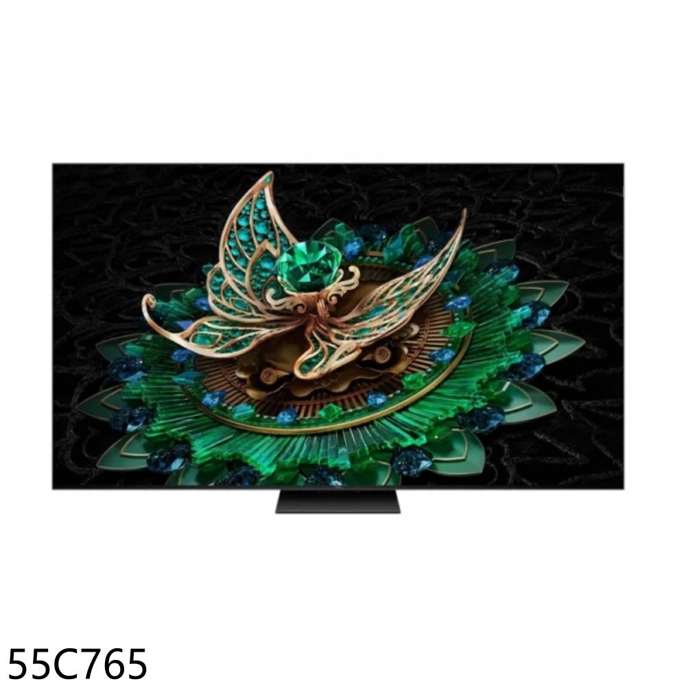 全館領券再折★TCL【55C765】55吋miniLED 4K連網智慧顯示器(含標準安裝)(7-11商品卡2200元)