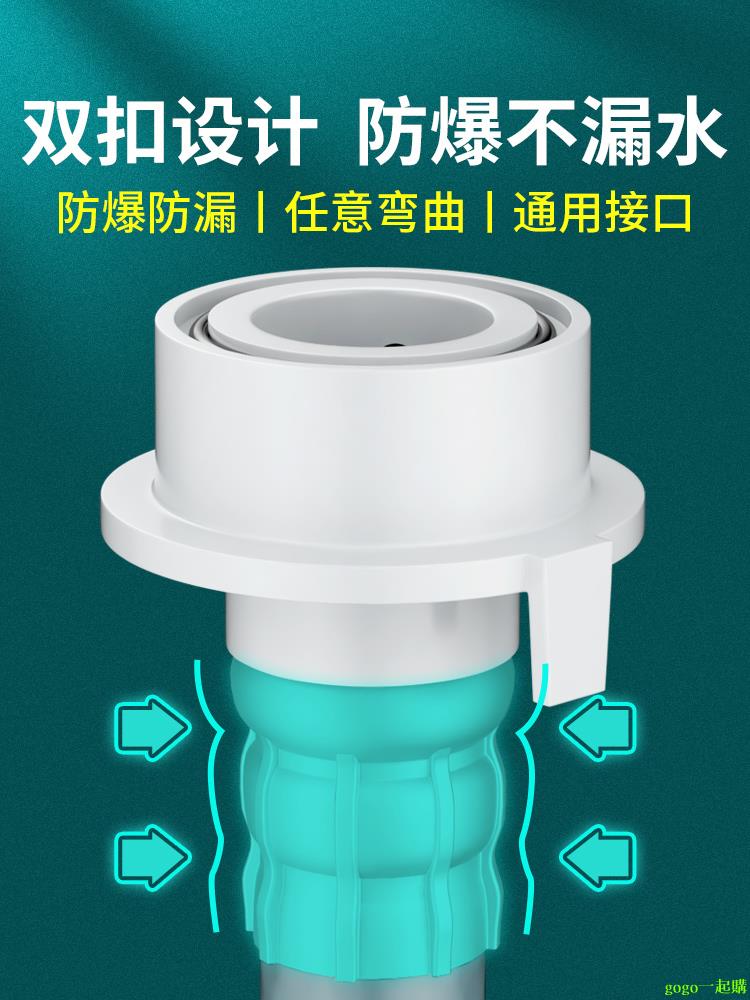 全自動洗衣機進水管接頭加長上水管通用萬能延長管水龍頭連線軟管
